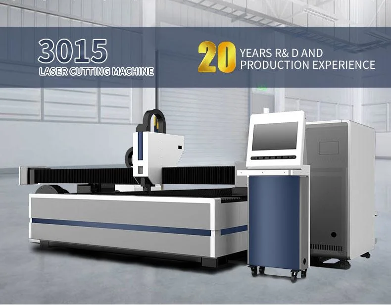 China Factory 1000W 1500W 2000W 3000W 4000W 6000W CNC Fiber Laser Cutter for Metal