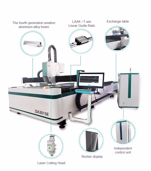 6kw /8kw /10kw /12kw Ipg /Raycus Power Max Fiber Laser Cutter Equipments CNC Metal Fiber Laser Cutting Machine for Agriculture Machinery Aerospace Industry